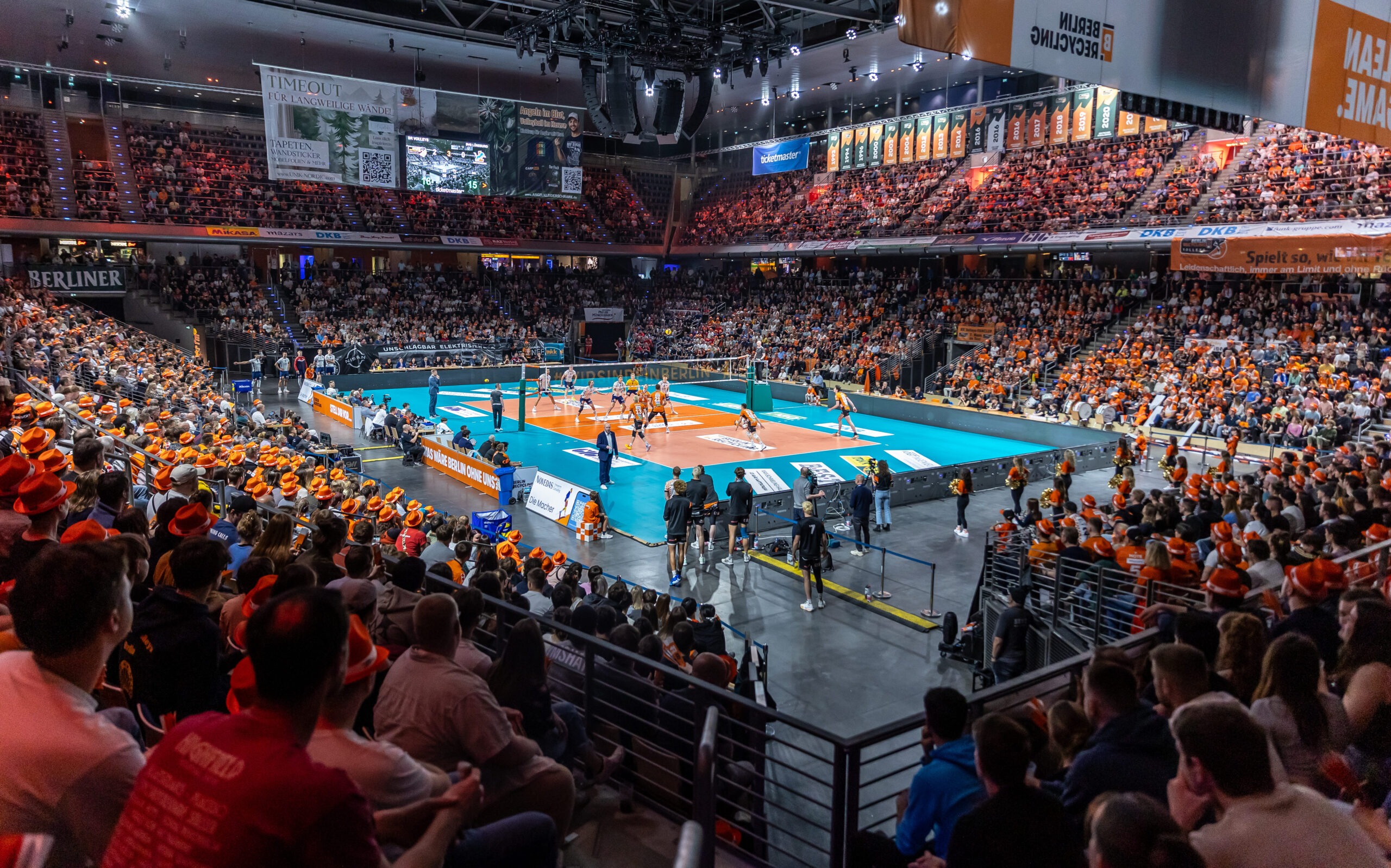 Werbebild der Firma Berlin Recycling Volleys