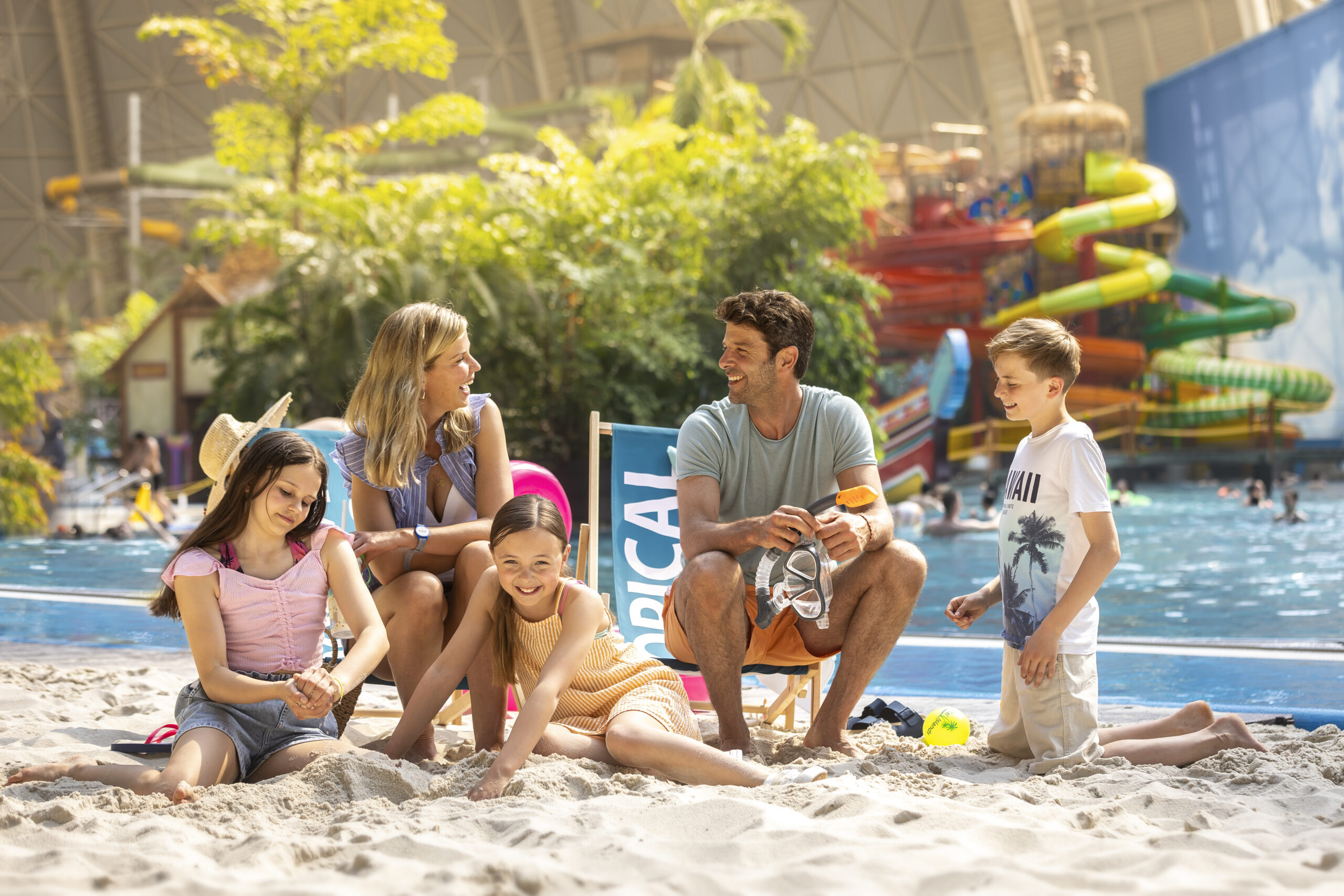Werbebild der Firma Tropical Islands