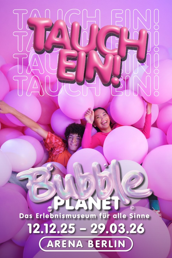 2. Werbebild des Deals DDW BUBBLE PLANET von Semmel Concerts Bubble Planet