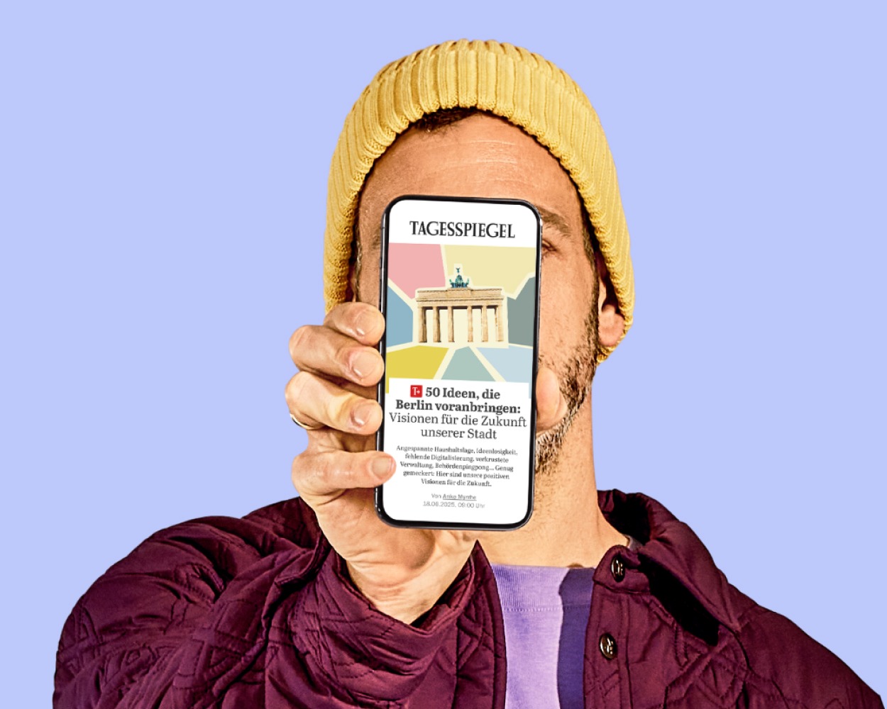 Werbebild der Firma Tagesspiegel DDW